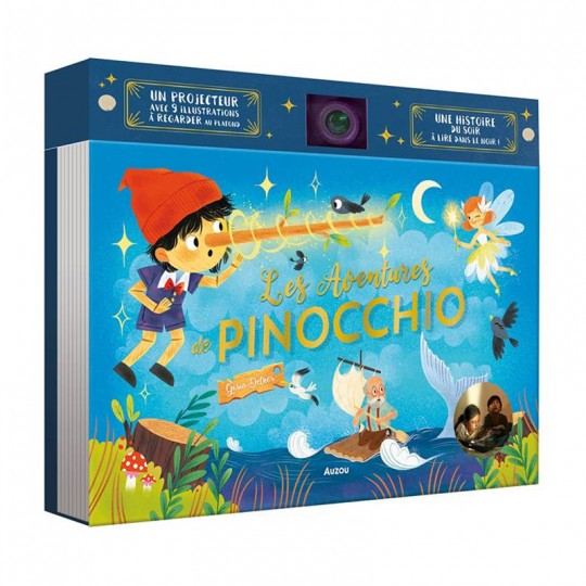 Mon Livre Projecteur : Les aventures de Pinocchio - Auzou Auzou - 2