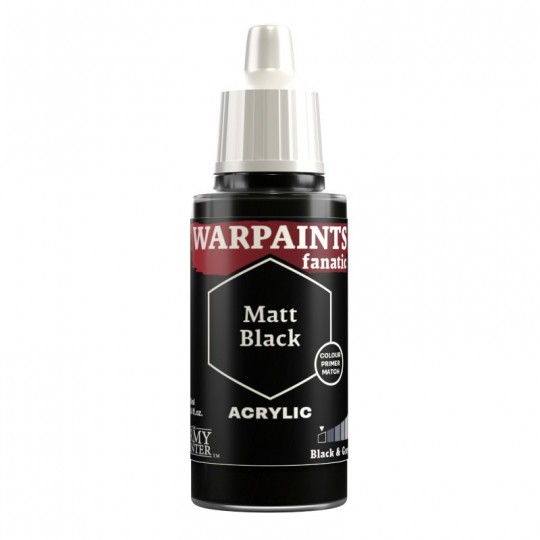 Army Painter Warpaints Fanatic - Matt Black Army Painter - 1