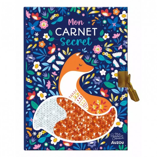 Ma papeterie créative : Mon carnet secret Sequins réversibles - Auzou Auzou - 2