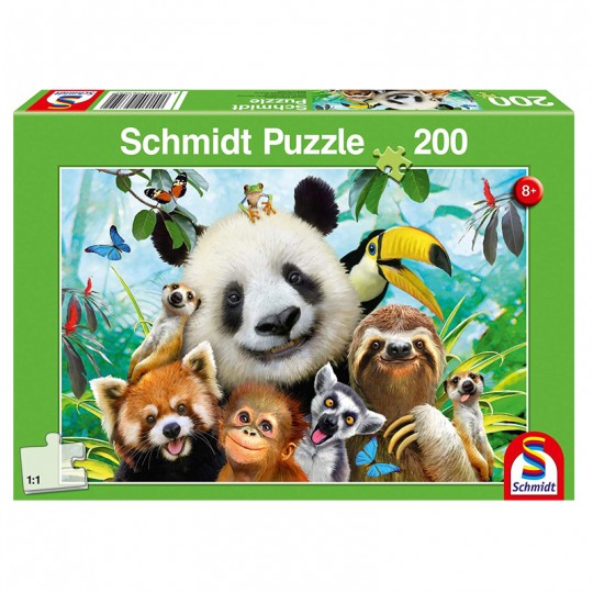 Puzzle 200 pcs Tout simplement animal ! - Puzzles Schmidt Schmidt - 1