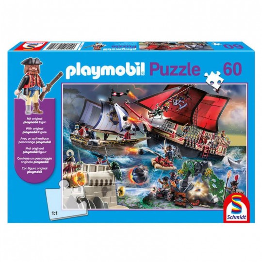 Puzzle 60 pcs Playmobil : Pirates - Puzzles Schmidt Schmidt - 1