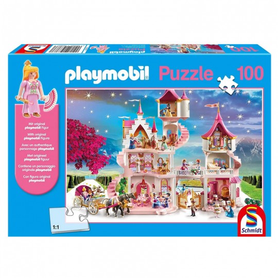 Puzzle 100 pcs Playmobil : Château de la princesse - Puzzles Schmidt Schmidt - 1