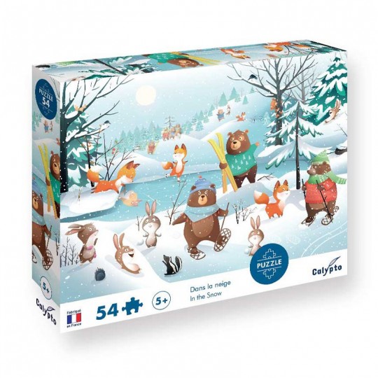 Puzzle 54 pcs Dans la Neige - Calypto Calypto - 1