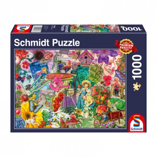 Puzzle 1000 pcs Les joies du jardinage - Puzzles Schmidt Schmidt - 1