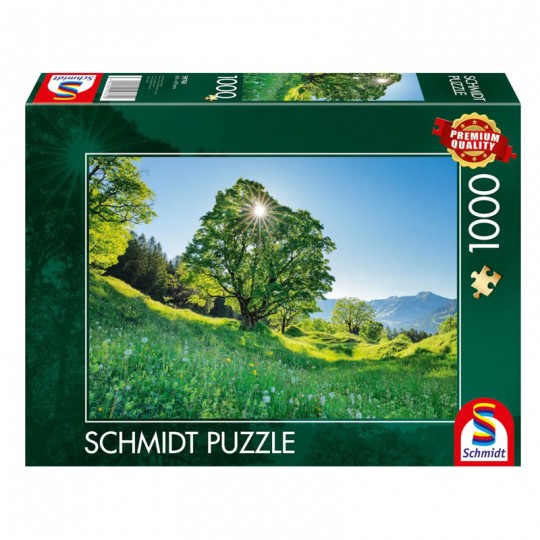 Puzzle 1000 pcs Érable sycomore au soleil, Saint-Gall, Suisse - Puzzles Schmidt Schmidt - 1