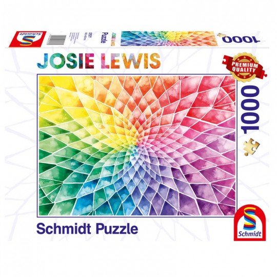 Puzzle 1000 pcs Fleur aux couleurs vives - Puzzles Schmidt Schmidt - 1