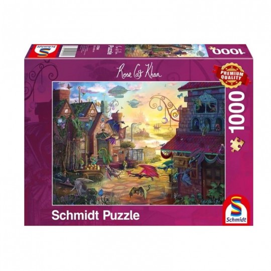 Puzzle 1000 pcs Courrier du Dragon - Puzzles Schmidt Schmidt - 1