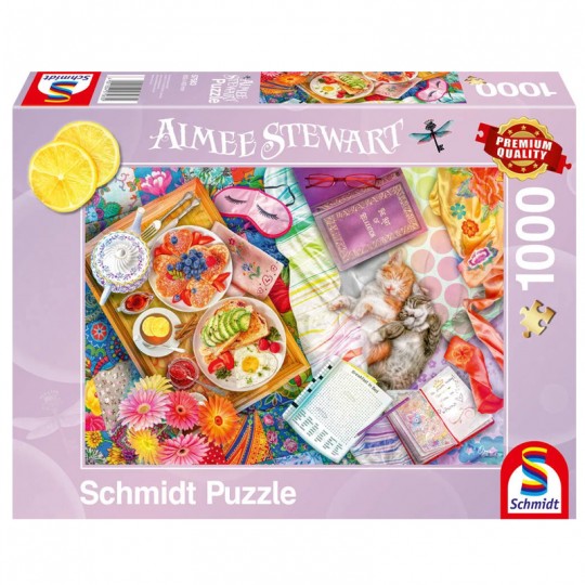 Puzzle 1000 pcs Sur la table : Petit-déjeuner dominical - Puzzles Schmidt Schmidt - 1