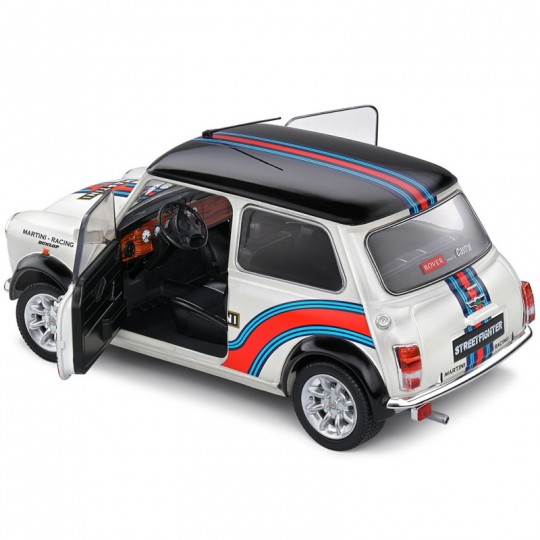 Miniature 1:18 Mini Cooper Sport Martini Evocation white 1998 Solido - 2