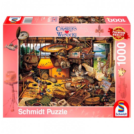 Puzzle 1000 pcs Max aux monts Adirondacks - Puzzles Schmidt Schmidt - 1