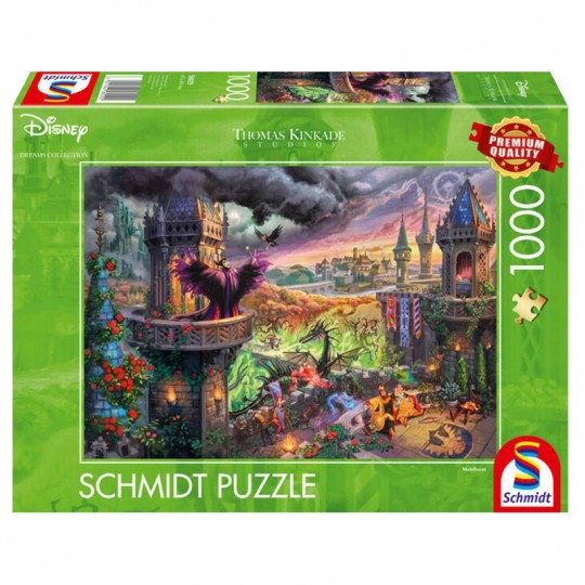 Puzzle 1000 pcs Disney, Maléfique - Puzzles Schmidt Schmidt - 1