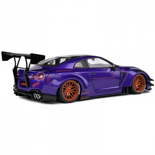 Miniature 1:18 Nissan GTR R35 LB Works Body Kit Type 2 2022 Solido - 1