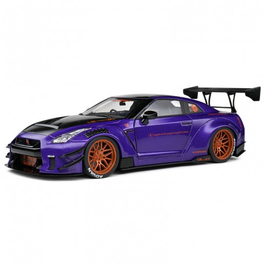 Miniature 1:18 Nissan GTR R35 LB Works Body Kit Type 2 2022 Solido - 2