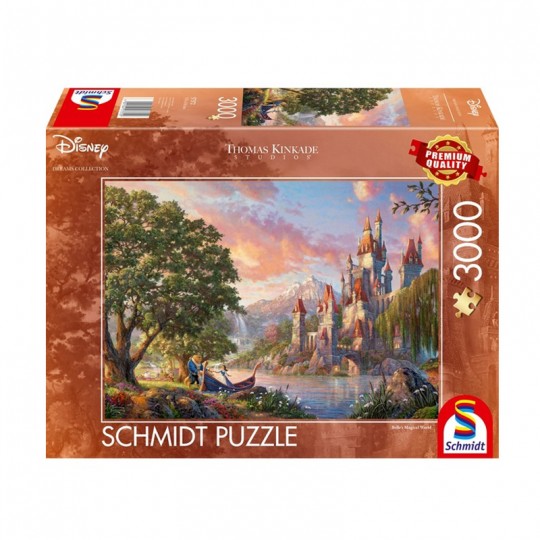 Puzzle 3000 pcs Disney, Monde Magique de Belle - Puzzles Schmidt Schmidt - 1