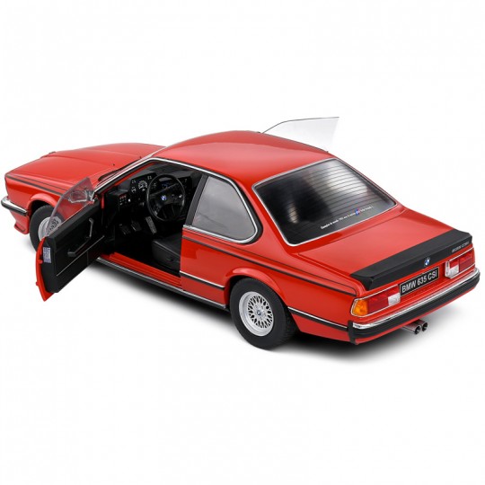 Miniature 1:18 BMW 635 CSI (E24) Année 1984 henna rouge Solido - 2