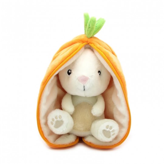 Peluche Flipetz collection Veggie : Carotte et Gadget le lapin Les Déglingos - 3