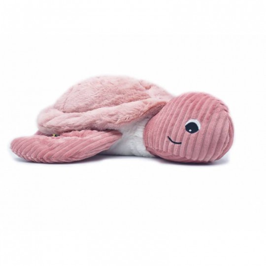 Peluche Les Ptipotos : Tortue géante Sauvenou rose - Les Déglingos - 1