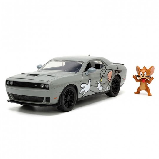 Miniature 1:24 Tom & Jerry Dodge Challenger Hellcat + figurine Solido - 2