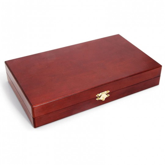 Coffret Backgammon acajou 28 x 15 cm - SMIR SMIR - 3