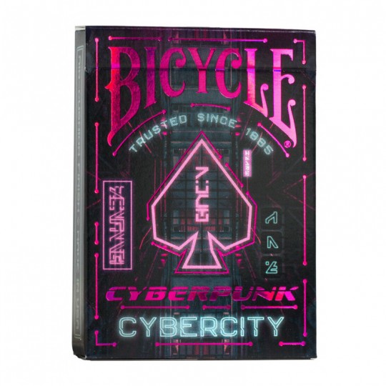 Jeu de 54 cartes Creatives Cyberpunk Cyber City - Bicycle Bicycle - 1