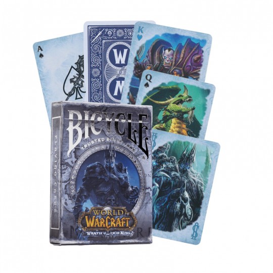 Jeu de 54 cartes Ultimates World of Warcraft Wrath of the Lich King - Bicycle Bicycle - 1