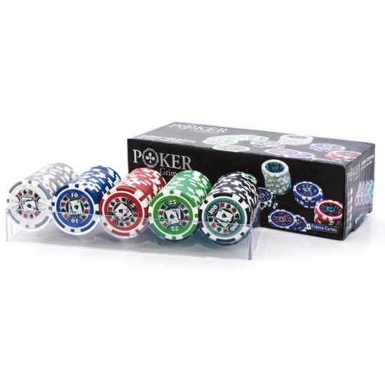 Coffret Cristal 100 jetons US de Poker 11,5gr - Grimaud Grimaud - 2