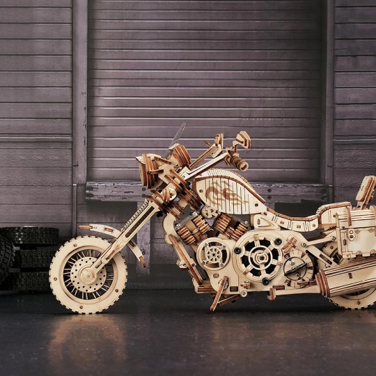 Cruiser Moto - Puzzle en Bois 3D Rokr Rokr - 4