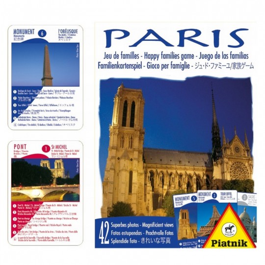 Jeu de 7 Familles Paris - Piatnik Piatnik - 1