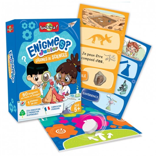 Enigmes Junior - Graines de Sciences Bioviva Editions - 2