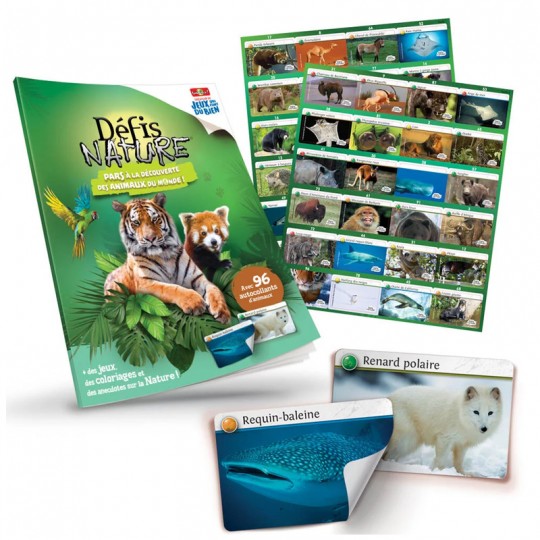 Pack album Défis Nature - Les Animaux du Monde Bioviva Editions - 2