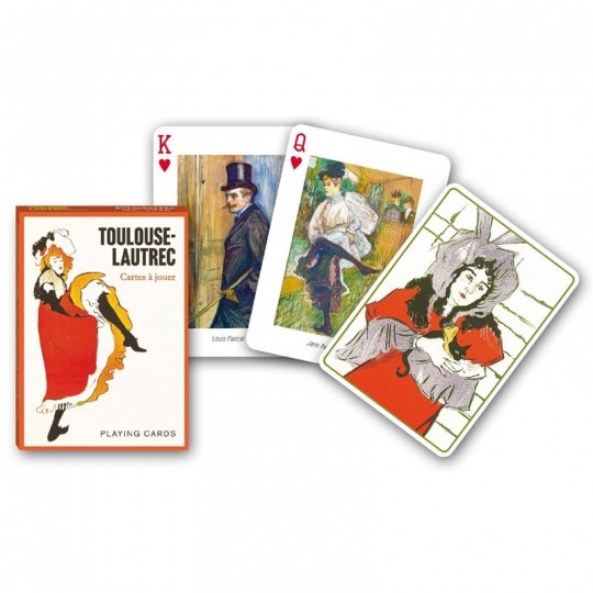 Jeu de 55 cartes Toulouse-Lautrec - Piatnik Piatnik - 1