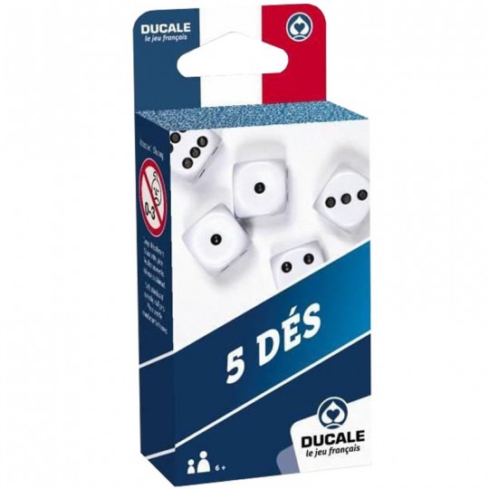 Boite de 5 dés 18 mm de Yam's – Ducale Ducale - 1