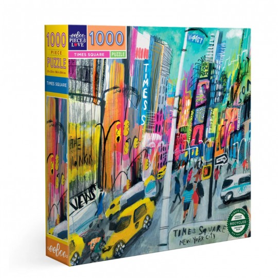 Puzzle 1000 pcs Times Square - Eeboo Eeboo - 1