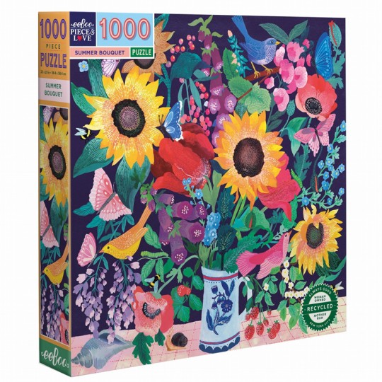 Puzzle 1000 pcs Summer Bouquet - Eeboo Eeboo - 1