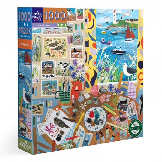 Puzzle 1000 pcs Seabirds - Eeboo Eeboo - 1