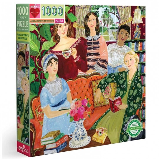 Puzzle 1000 pcs Jane Austen's Book Club - Eeboo Eeboo - 1