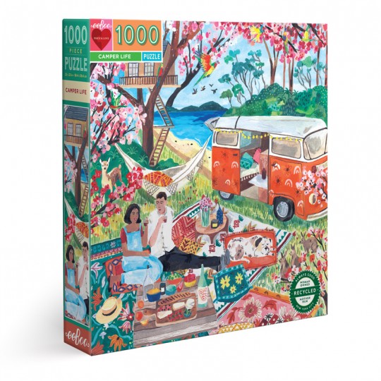 Puzzle 1000 pcs Camper Life - Eeboo Eeboo - 1