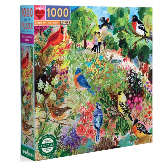 Puzzle 1000 pcs Birds in the Park - Eeboo Eeboo - 1