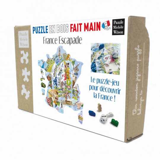 Puzzle Bois 36 pcs France Escapade - Puzzle Michèle Wilson Puzzle Michèle Wilson - 1