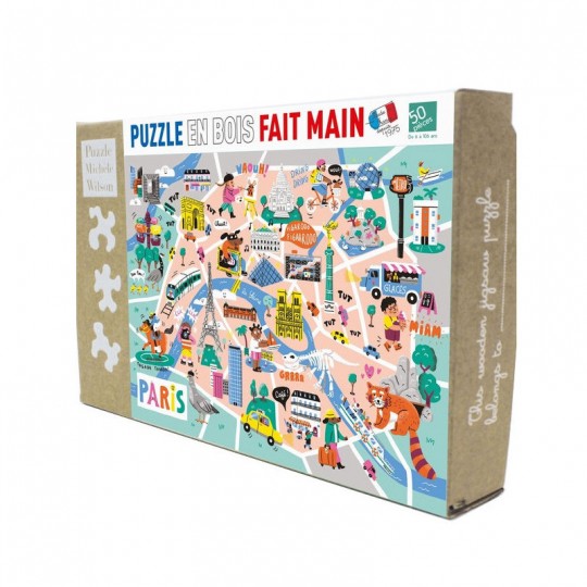Puzzle 50 pcs Ballade à Paris - Puzzle Michèle Wilson Puzzle Michèle Wilson - 2