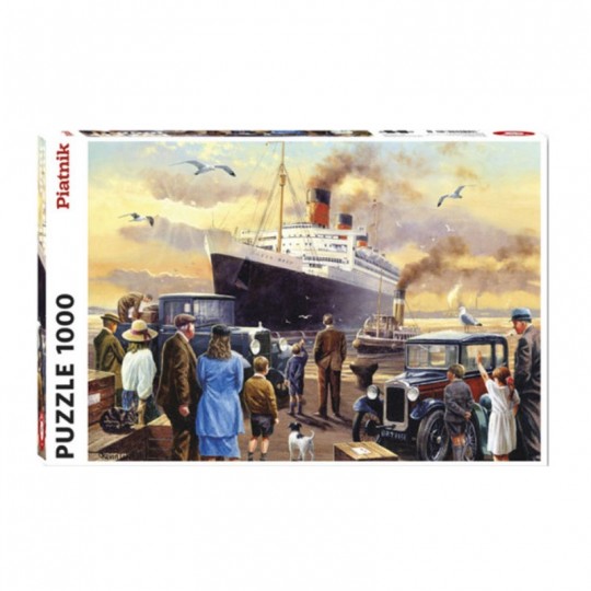 Puzzle 1000 pcs R.M.S Queen Mary - Piatnik Piatnik - 1