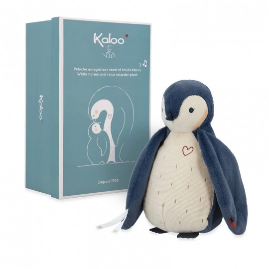 Peluche Complices enregistreur vocal et bruits blancs manchot bleu - Kaloo kaloo - 3