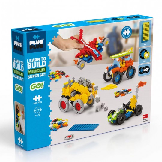 GO! Super set véhicules 800 Pcs - Plus Plus Plus Plus - 1