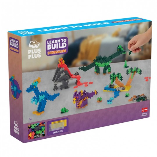 Kit découverte Dinosaures 600 Pcs - Plus Plus Plus Plus - 1