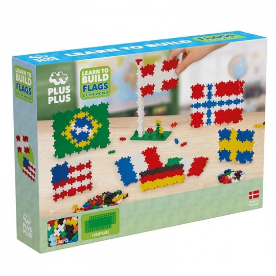 Kit découverte Drapeaux du monde 700 Pcs - Plus Plus Plus Plus - 1