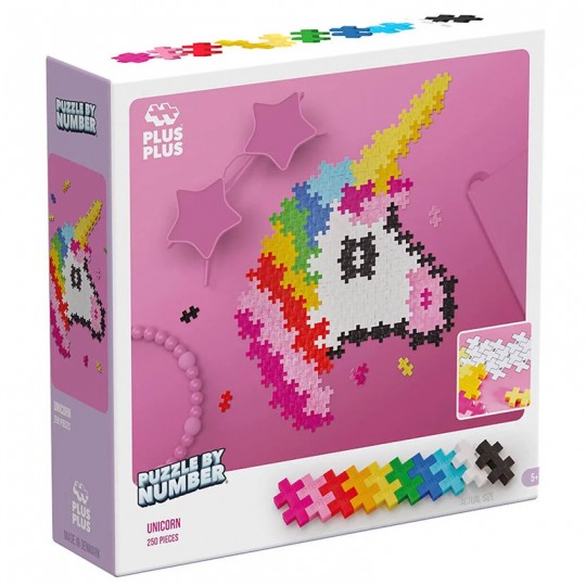 Puzzle Licorne 250 Pcs - Plus Plus Plus Plus - 1