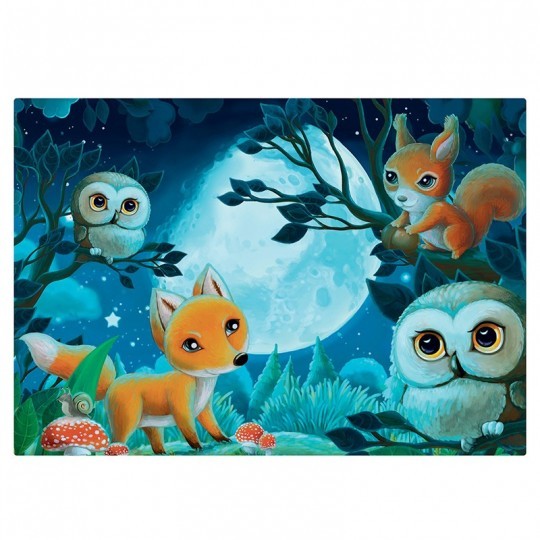 Puzzle 2 x 24 pcs Au Clair de Lune - Calypto Calypto - 4