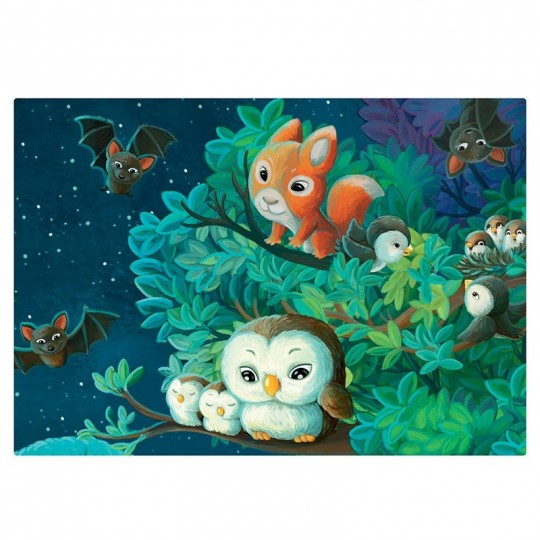 Puzzle 2 x 24 pcs Au Clair de Lune - Calypto Calypto - 5