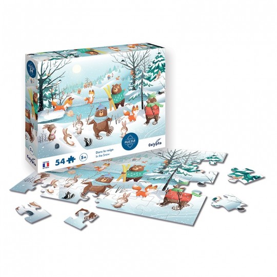 Puzzle 54 pcs Dans la Neige - Calypto Calypto - 3