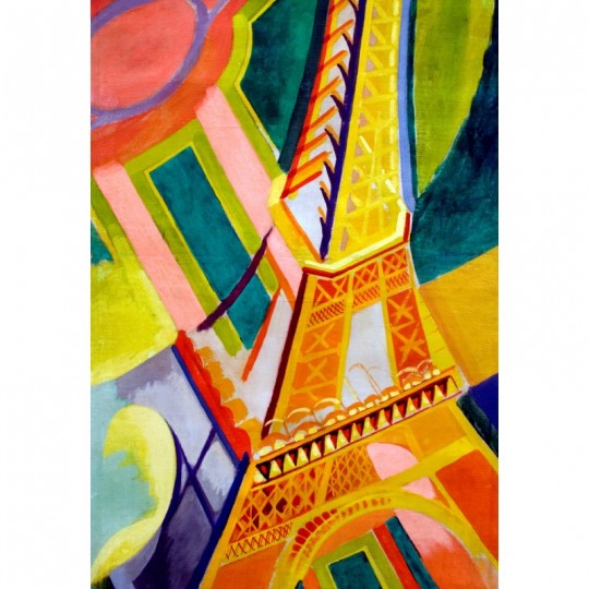 Puzzle 500 pcs Tour Eiffel, Robert Delaunay - Calypto Calypto - 3